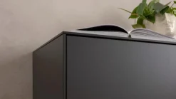 CASEDO Wohnwände & Tv-Lowboards-Wohnwand Linares Schiefer