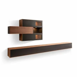 Wohnwände & Tv-Lowboards|Boegner Wohnwand Planum Anthrazit