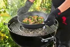 Weber Grills & Grillzubehör|Weber Wok-Set Wok-Set mit Dünsteinsatz Schwarz