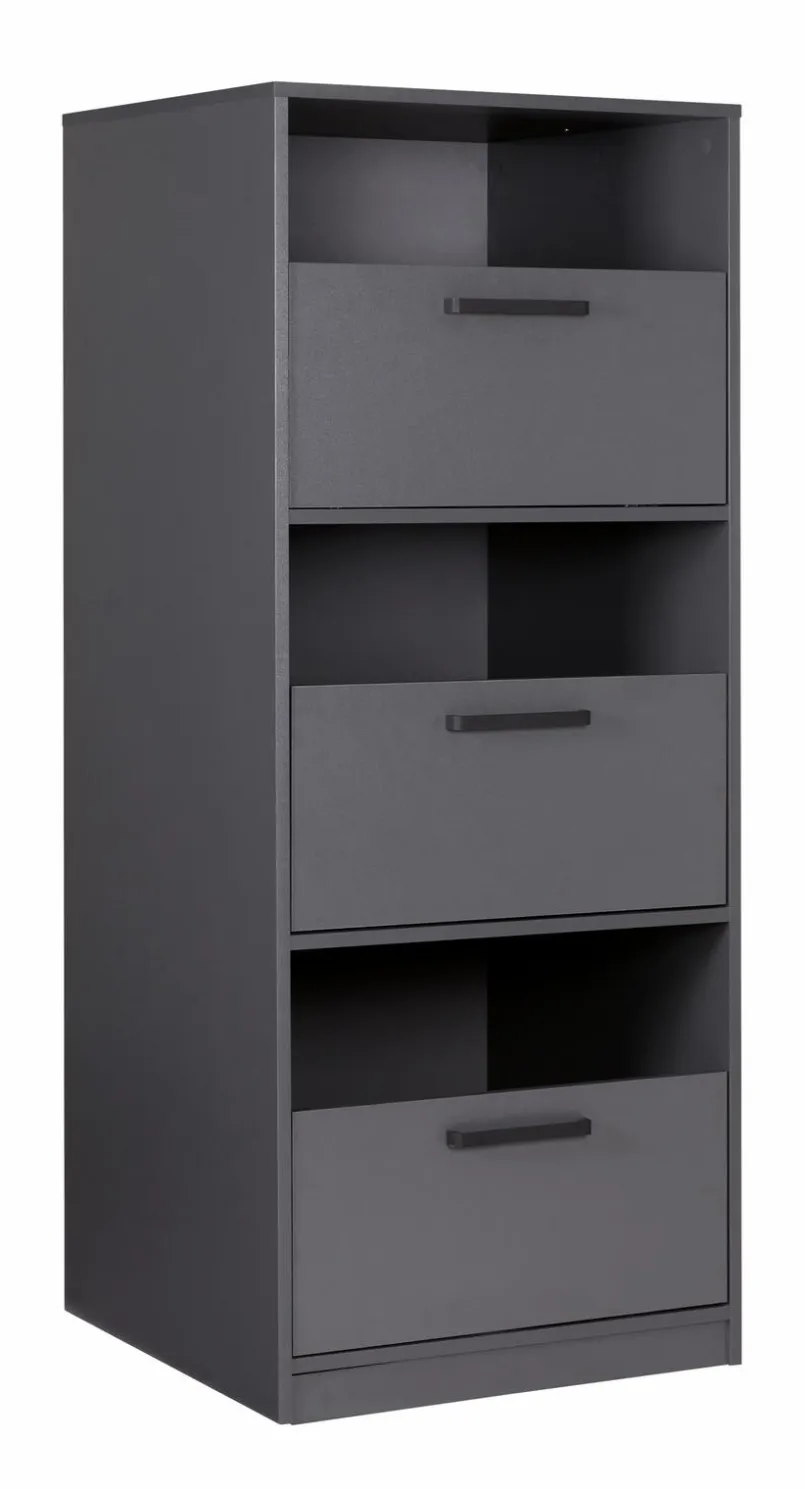 Wäscheschränke|Inter Link Wäscheschrank Galleria Anthrazit