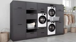 Wäscheschränke|Inter Link Wäscheschrank Galleria Anthrazit
