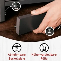 Wäscheschränke|Inter Link Wäscheschrank Galleria Anthrazit