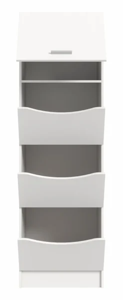 Wäscheschränke-Wäscheschrank Lucca Weiß