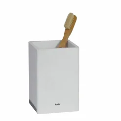 Badzubehör|Kela Zahnputzbecher Cube Weiß