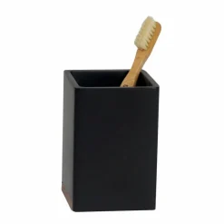 Badzubehör|Kela Zahnputzbecher Cube Schwarz