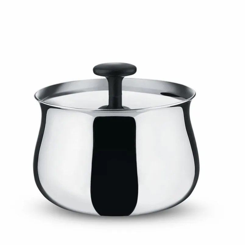 Alessi Kaffee & Tee-Zuckerdose Cha Ø 8 cm Silber