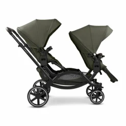 Geschwisterwagen & Zwillingskinderwagen|ABC Design Zwillingsbuggy Zoom 2 Avocado